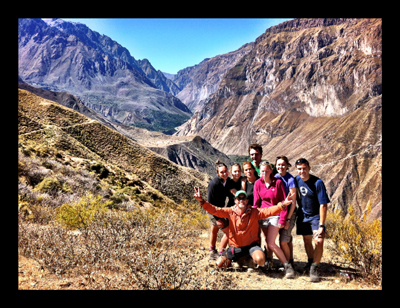 Team in the Colca Canyon